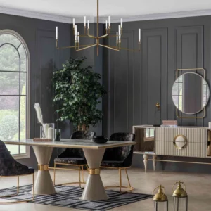 EMIRGAN – Dining Set ( 6 Chairs +Table )