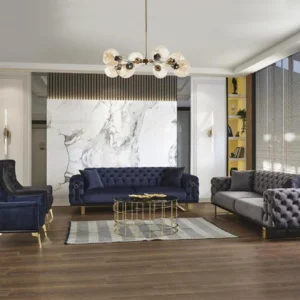 Florence 3 Seater Luxury Sofa Set – Premium Velvet Cushion Sofa for Living Room Pakistan