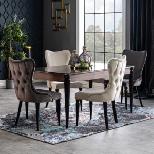 ISTINYE – Dining Set ( 6 Chairs +Table )